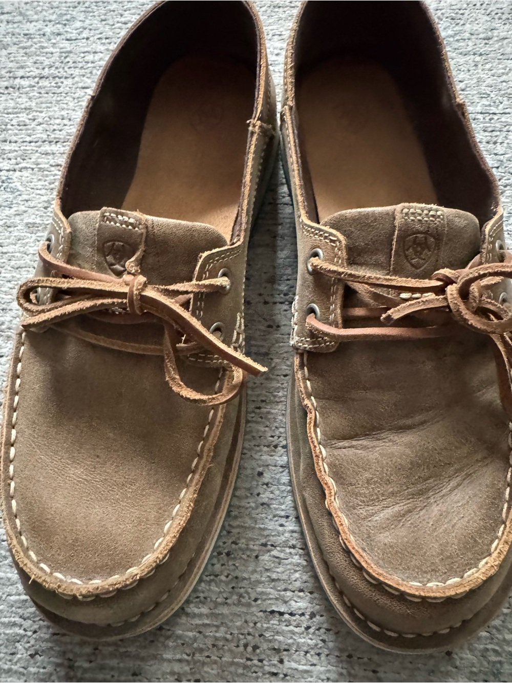 Ariat Brown Suede Women's Moccasin Loafers